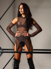 Body mesh CHERIE panthère (uniquement mesh)